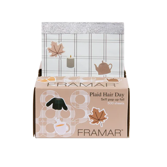 Framar plaid Hair Day Pop Up Foil