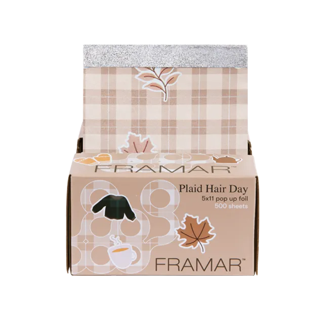 Framar plaid Hair Day Pop Up Foil