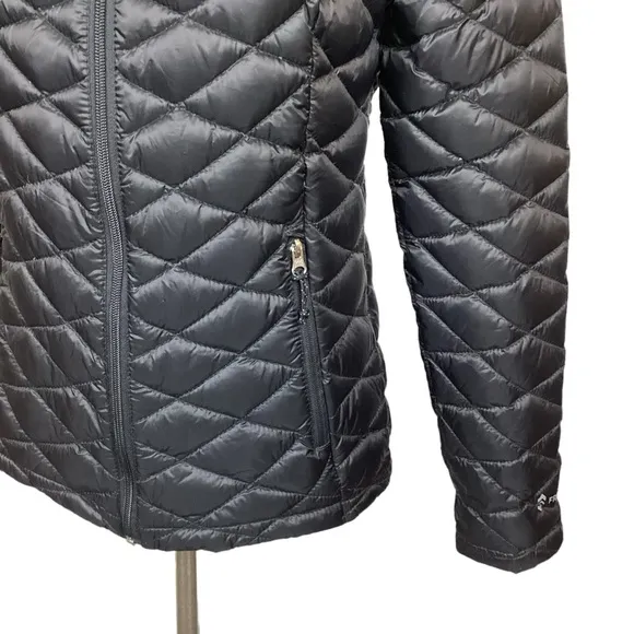 Free Country Quilted Down Puffer Jacket Black NWOT