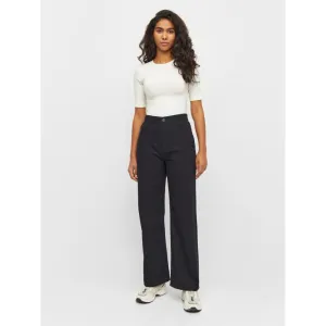 Gale straight mid rise canvas 5 pocket pants in black