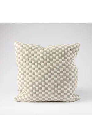 Gambit Cushion - White/Pistachio 50x50cm