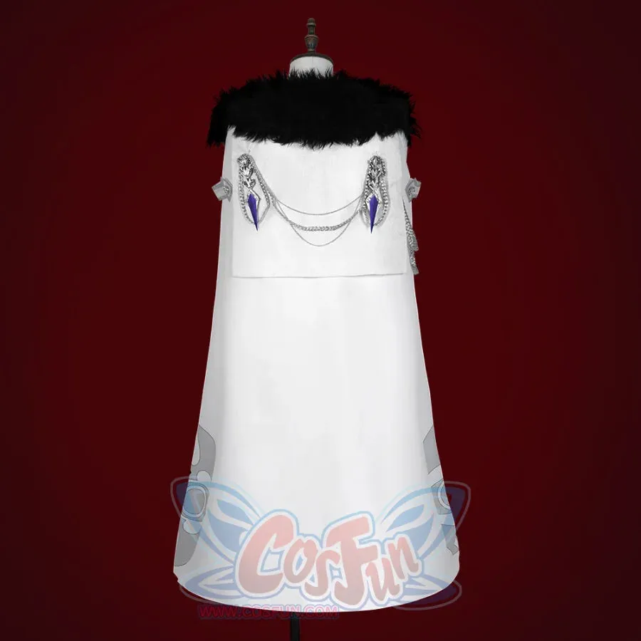 Genshin Impact Fatui Harbinger Rooster Pulcinella Cape Cosplay Costume C07579  A