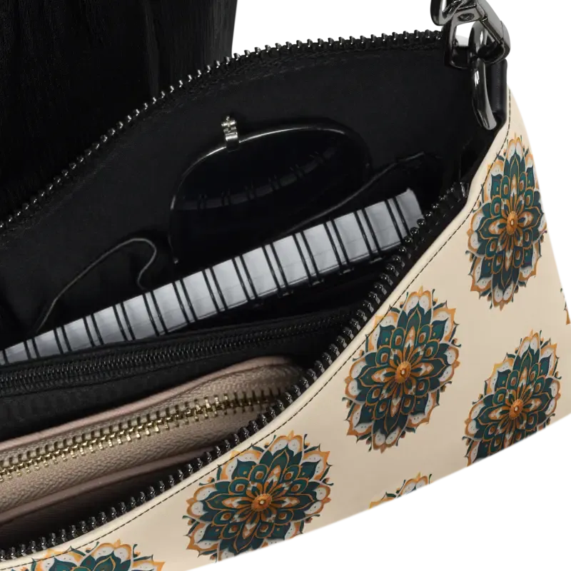 Get Boho Vibes with Mandala Pattern Crossbody Bag