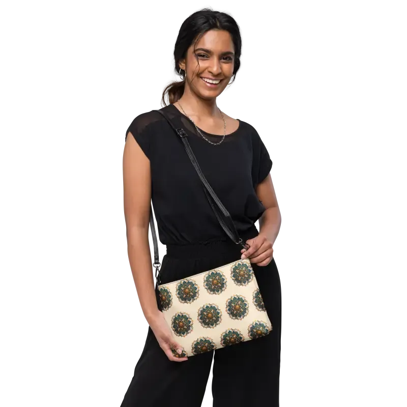 Get Boho Vibes with Mandala Pattern Crossbody Bag