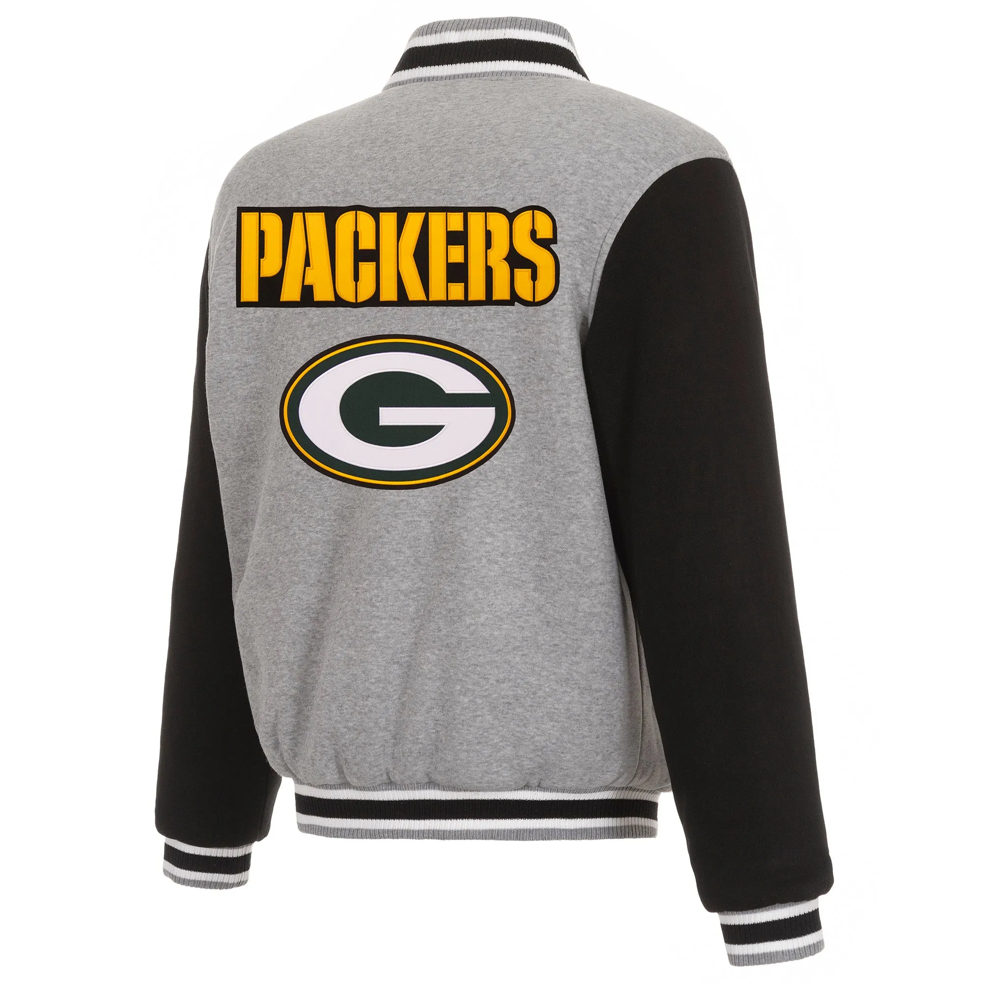 Green Bay Packers Reversible Two-Tone Fleece Jacket