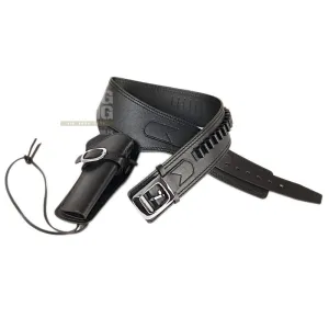 Gun Heaven PU Cowboy Leather Holster - BK
