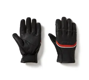 H-D Trenton Leather Riding Gloves - Harley Black