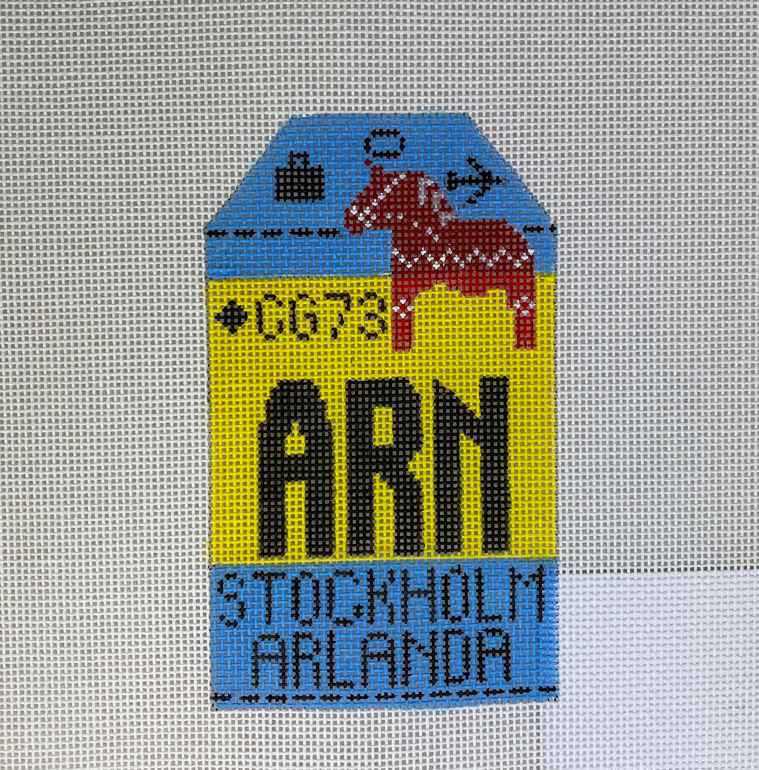 Hedgehog Needlepoint HH1ARN Stockholm