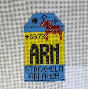 Hedgehog Needlepoint HH1ARN Stockholm