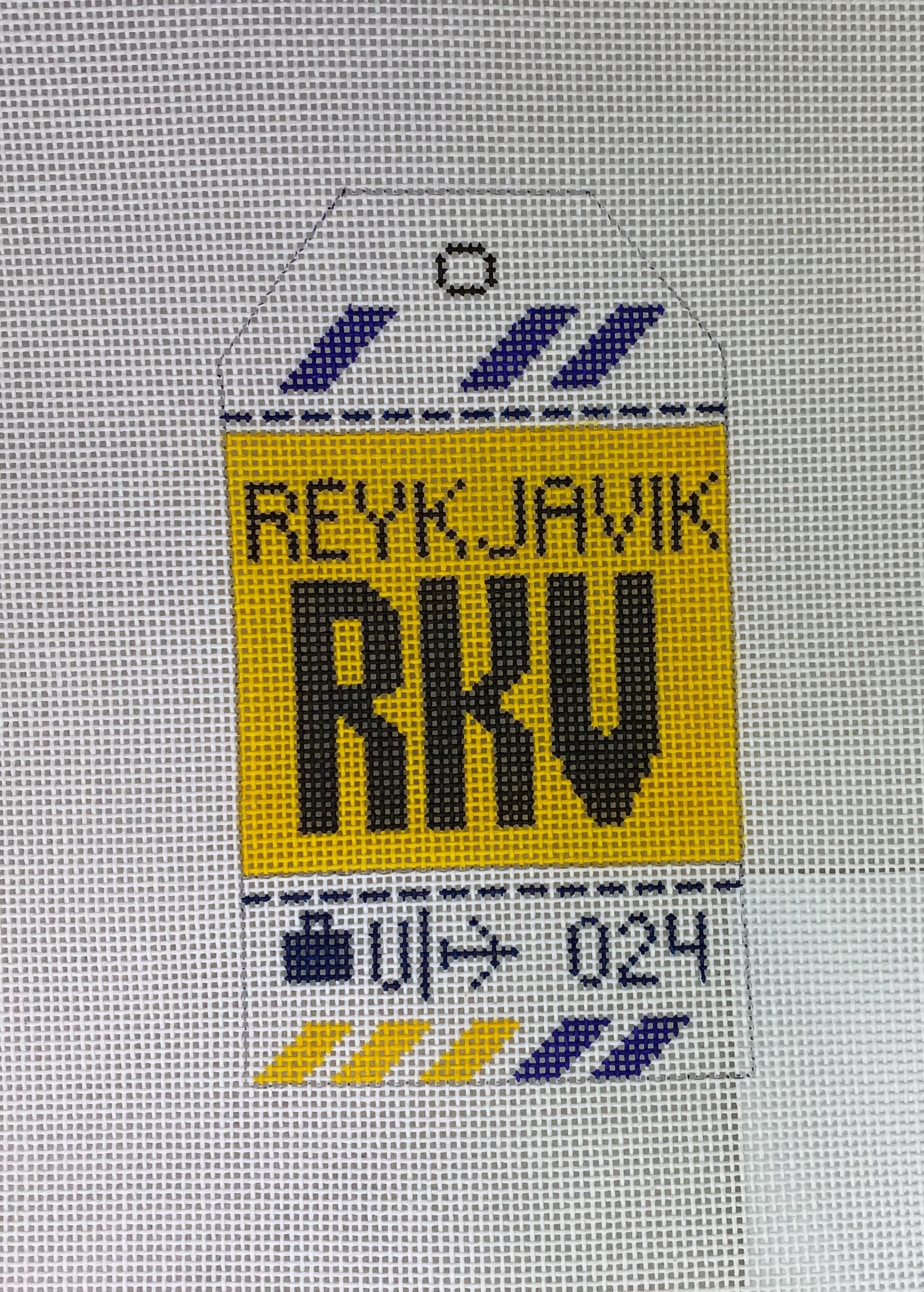 Hedgehog Needlepoint HH1RKV Reykjavik