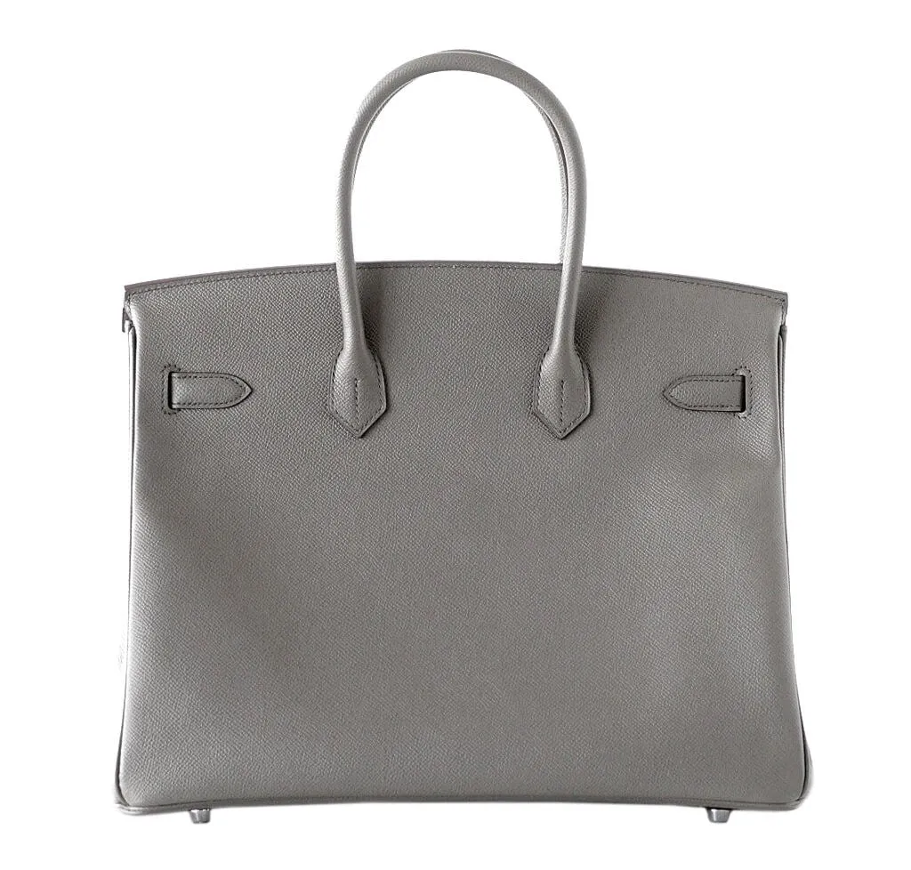Hermès Special Order Birkin 35 Bag Etain