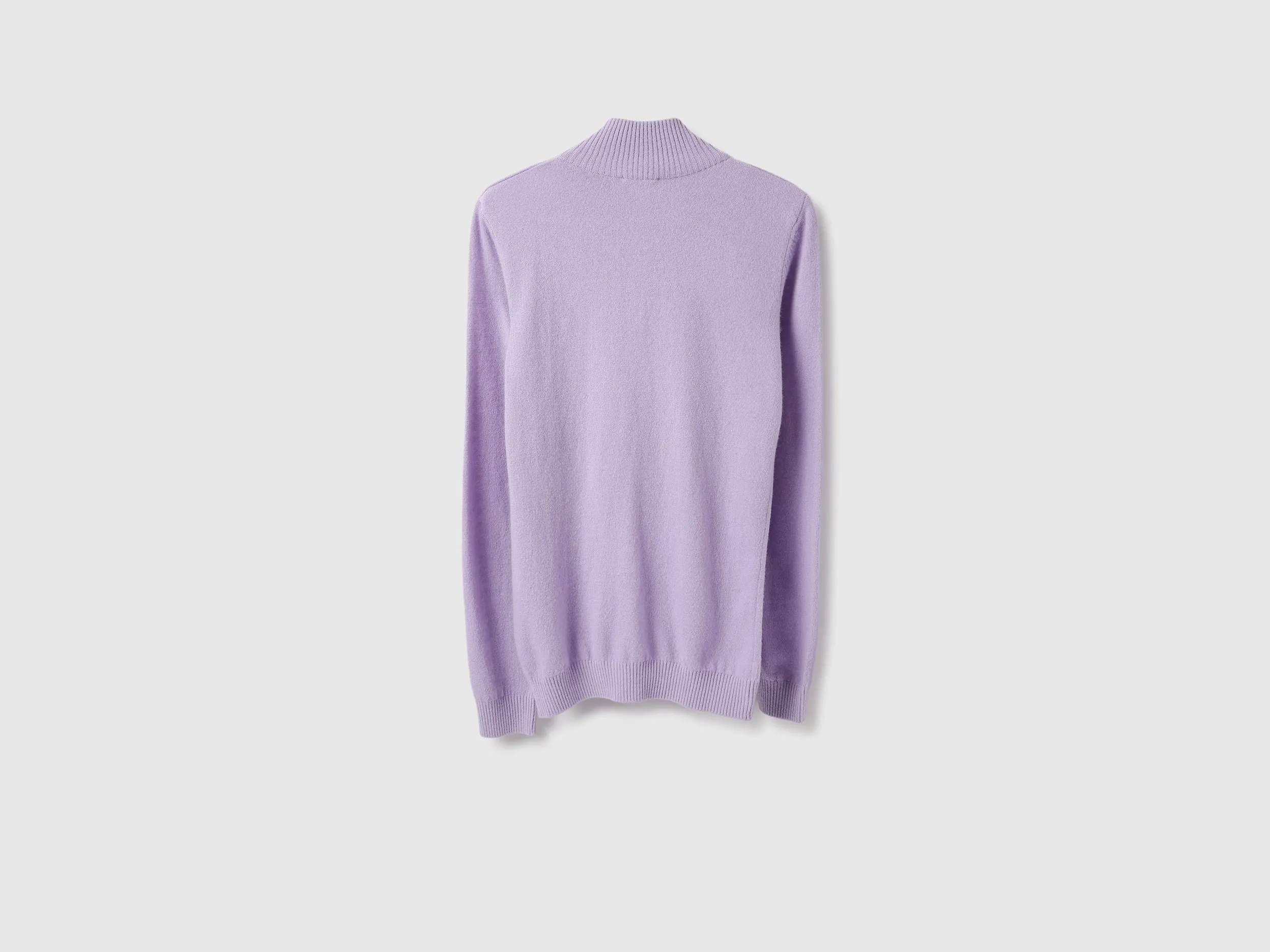High Neck Solid Cardigan Sweater
