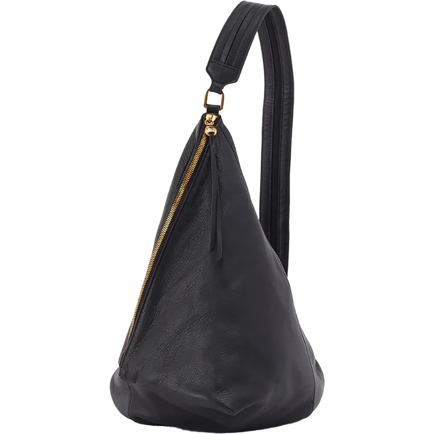Hobo Sway Small Sling Black Pebbled Leather