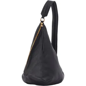 Hobo Sway Small Sling Black Pebbled Leather