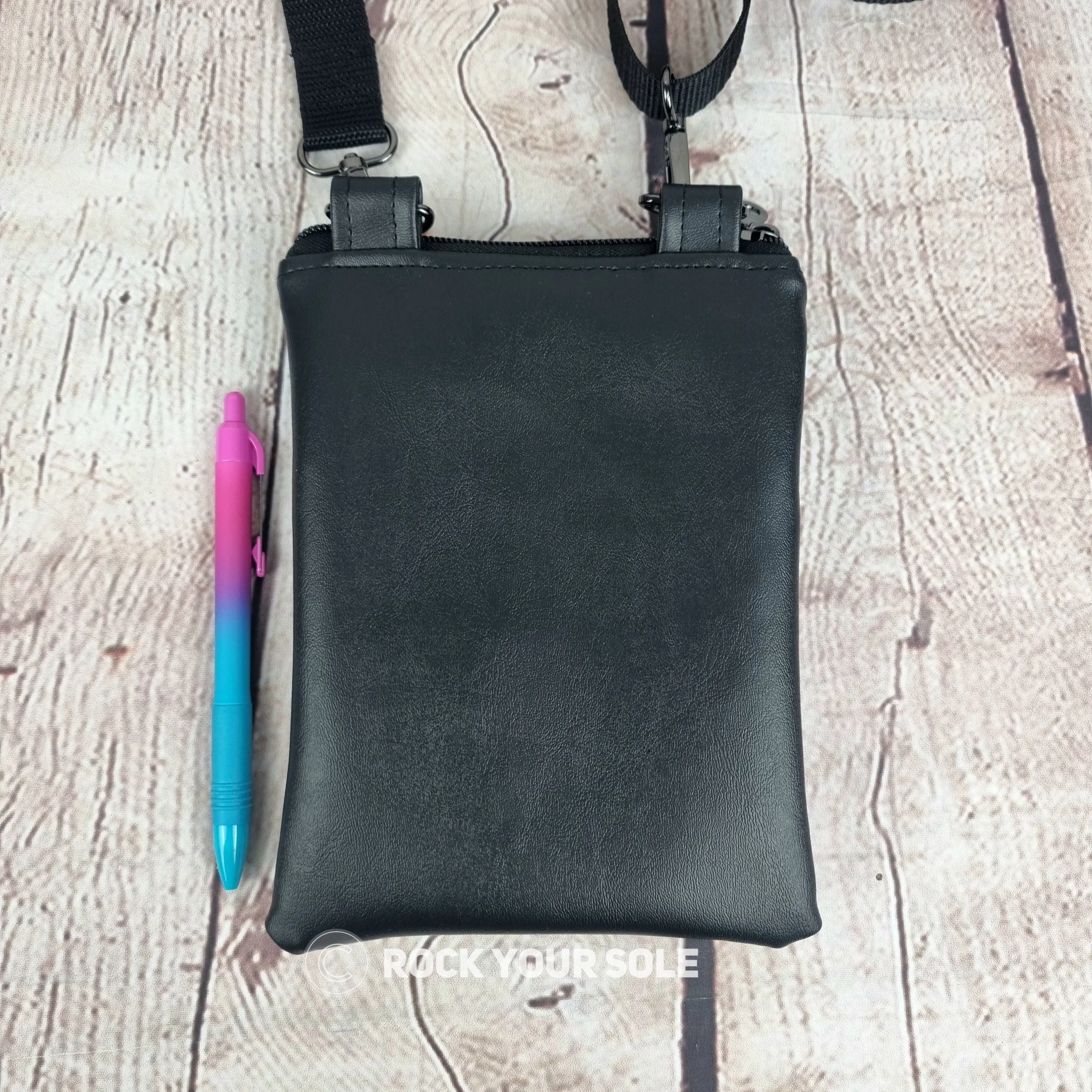 Horror Movie Faux Leather Crossbody Phone Bag