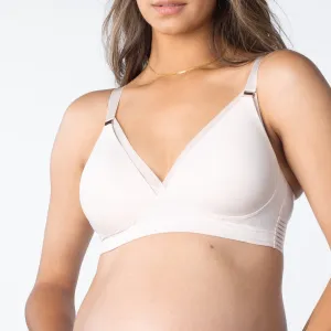 Hotmilk Ambition T-Shirt Nursing Bra Shell Pink
