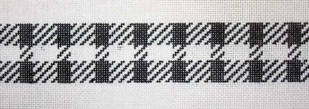 Houndstooth B&W Belt