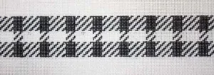 Houndstooth B&W Belt