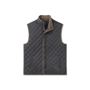 Huntington Quilted Vest Slate Gray