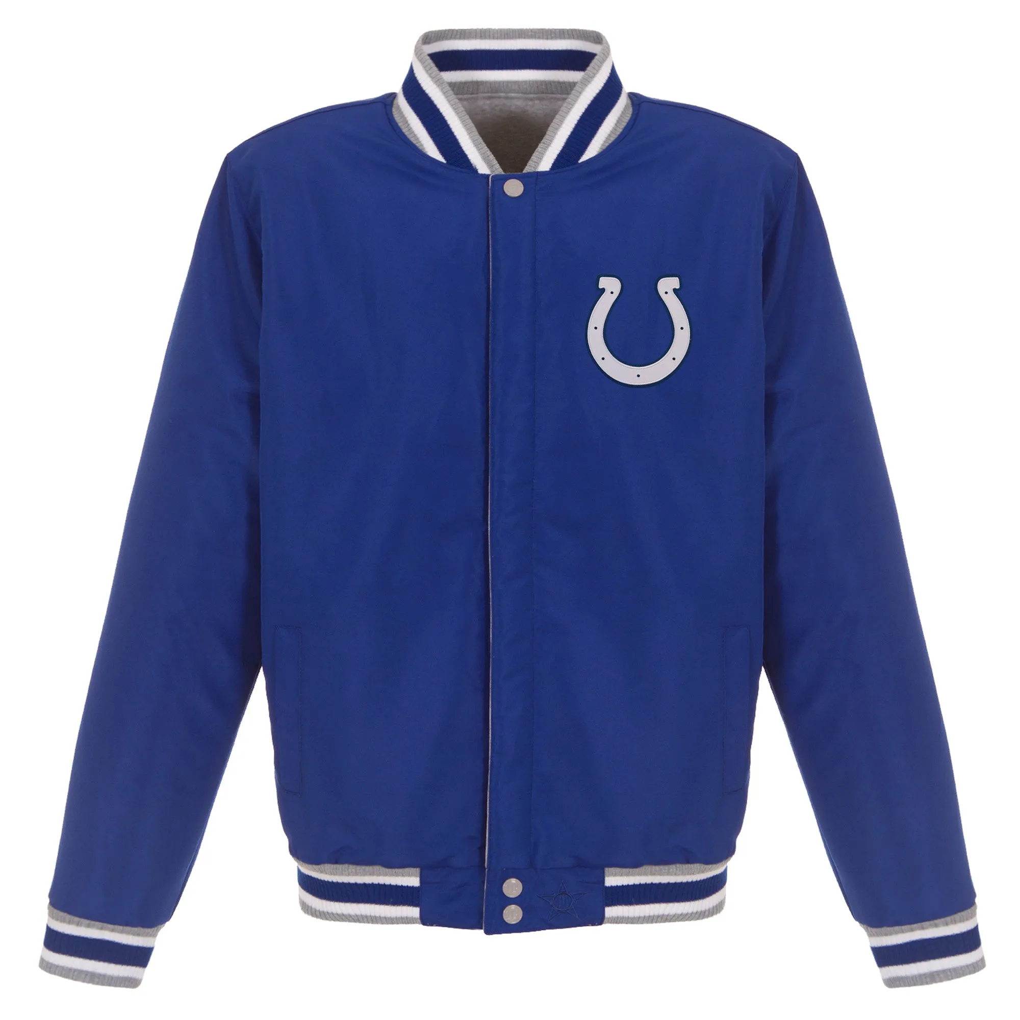 Indianapolis Colts Reversible Two-Tone Fleece Jacket