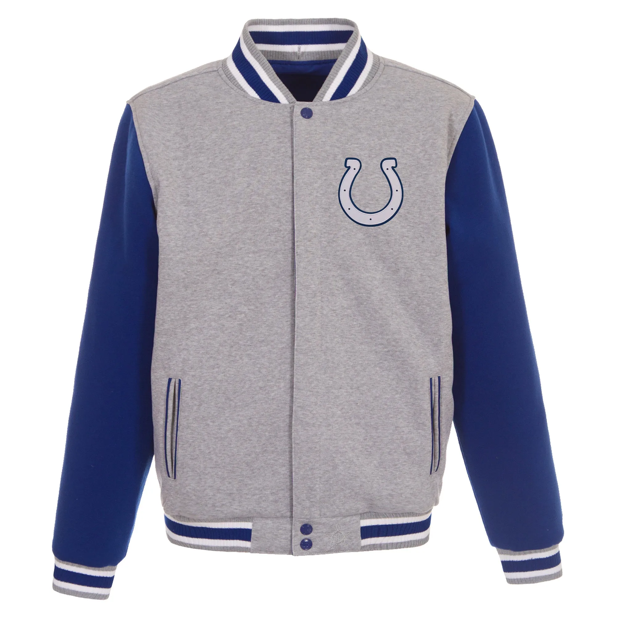 Indianapolis Colts Reversible Two-Tone Fleece Jacket