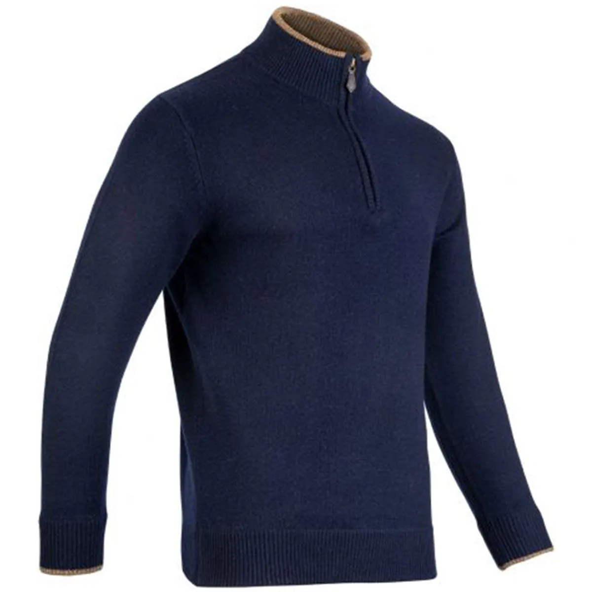 Jack Pyke Ashcombe Zipknit Pullover Navy Blue