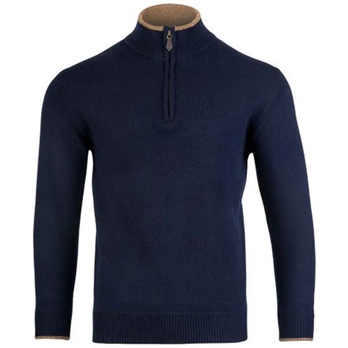 Jack Pyke Ashcombe Zipknit Pullover Navy Blue