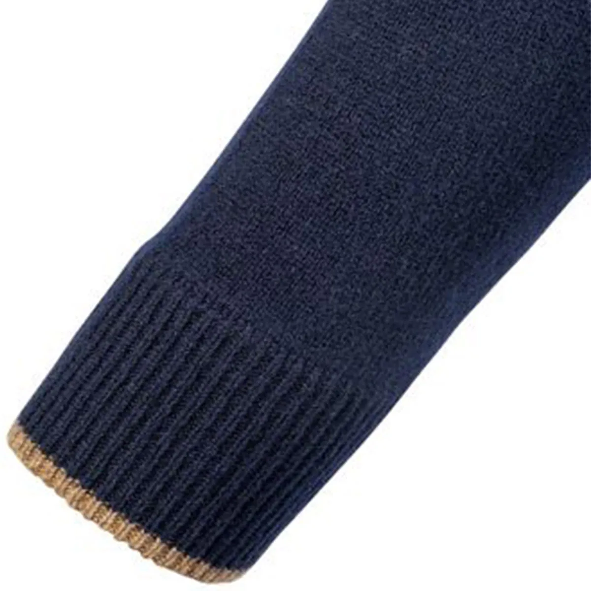 Jack Pyke Ashcombe Zipknit Pullover Navy Blue