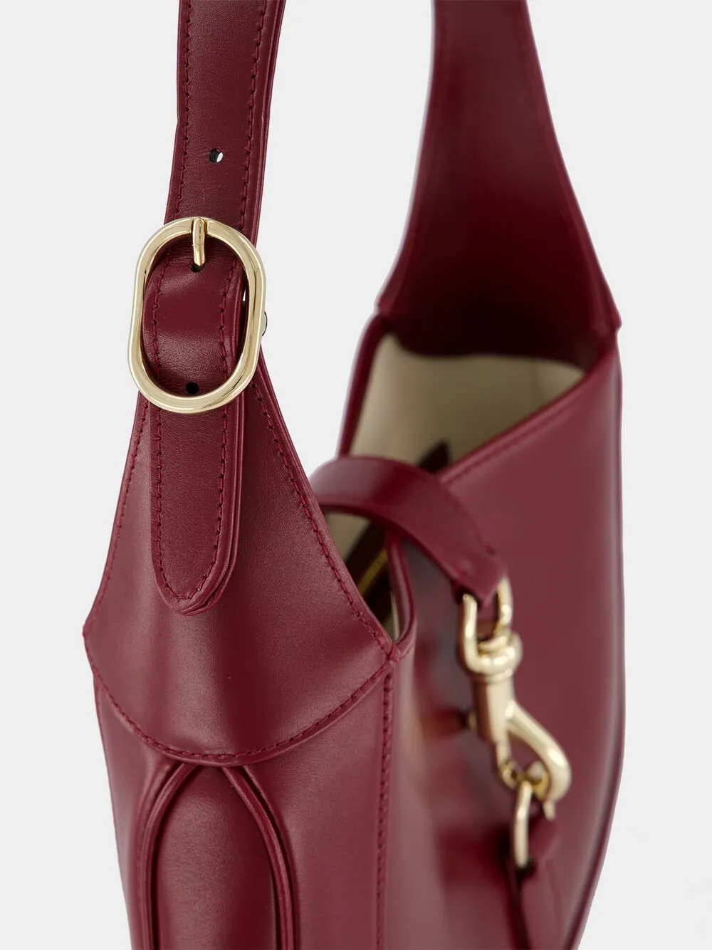 Jackie Small Rosso Ancora Shoulder Bag