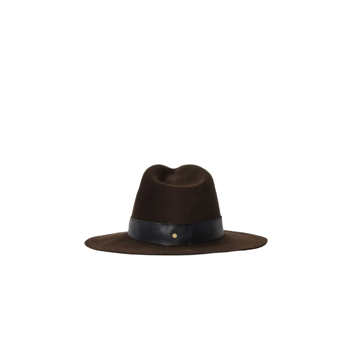 Janessa Leone Raleigh Hat in Dark Brown