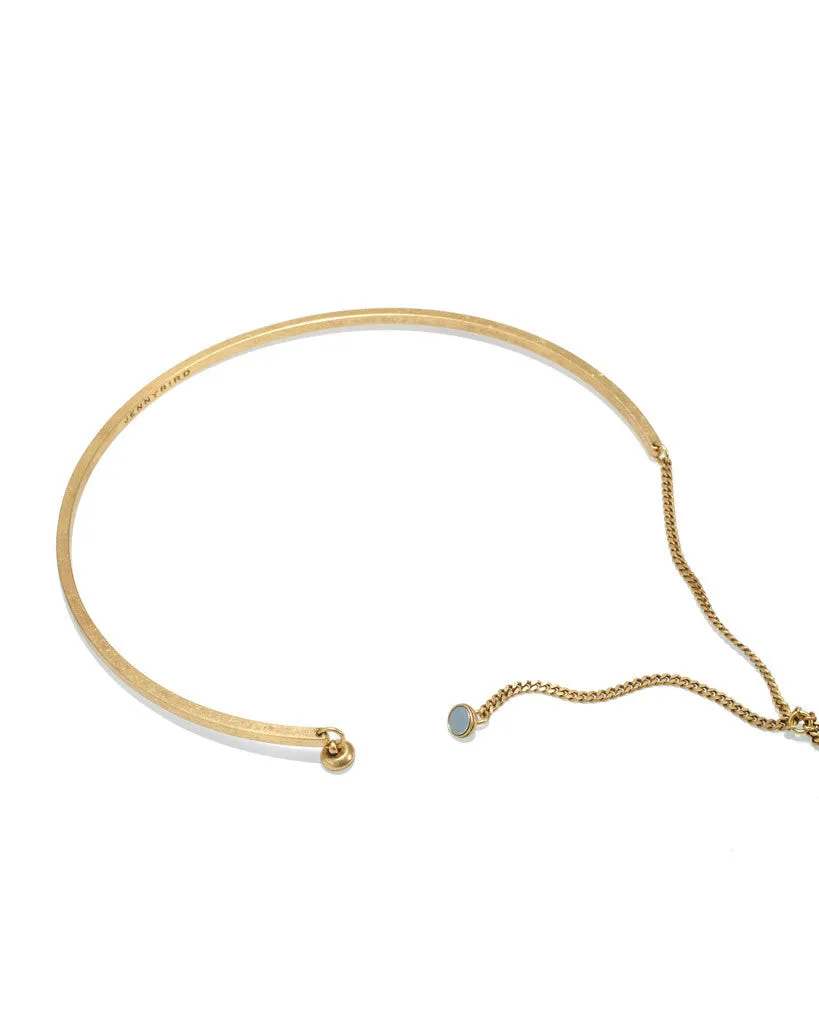 Jenny Bird Skye Lariat Necklace in Gold