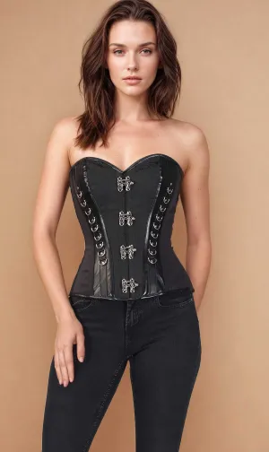 Jiselle Black Overbust Corset