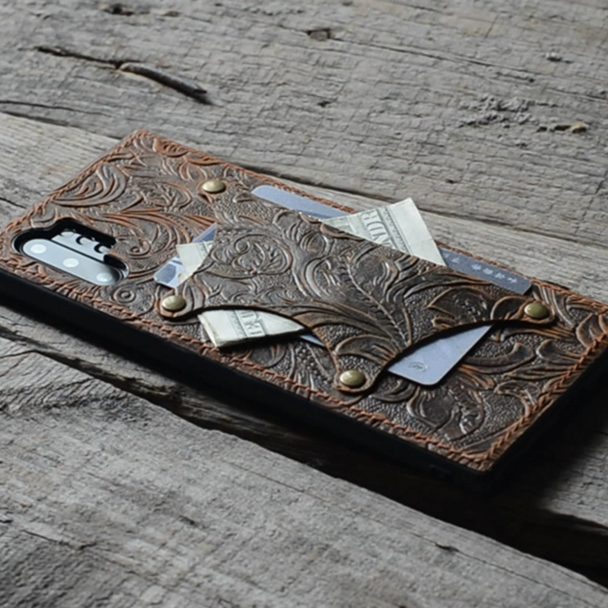 JJNUSA Handmade Leather Case for Samsung Galaxy Note 10  plus pro  5G 6.8 inches Back Cover Case
