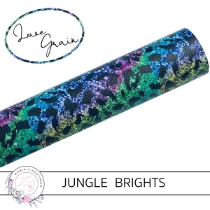 Jungle Brights • Fine Glitter Bow & Earring Leatherette