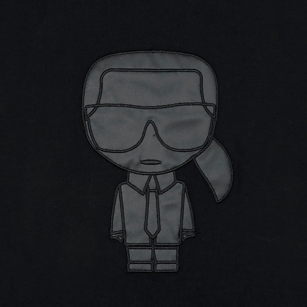 KARL Black Leather P T-Shirt