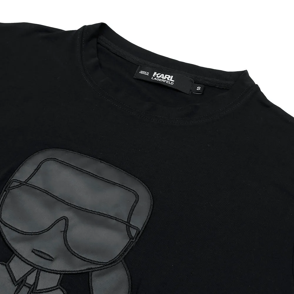 KARL Black Leather P T-Shirt