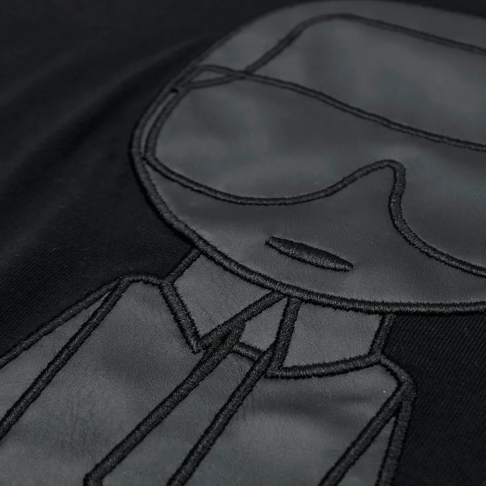 KARL Black Leather P T-Shirt