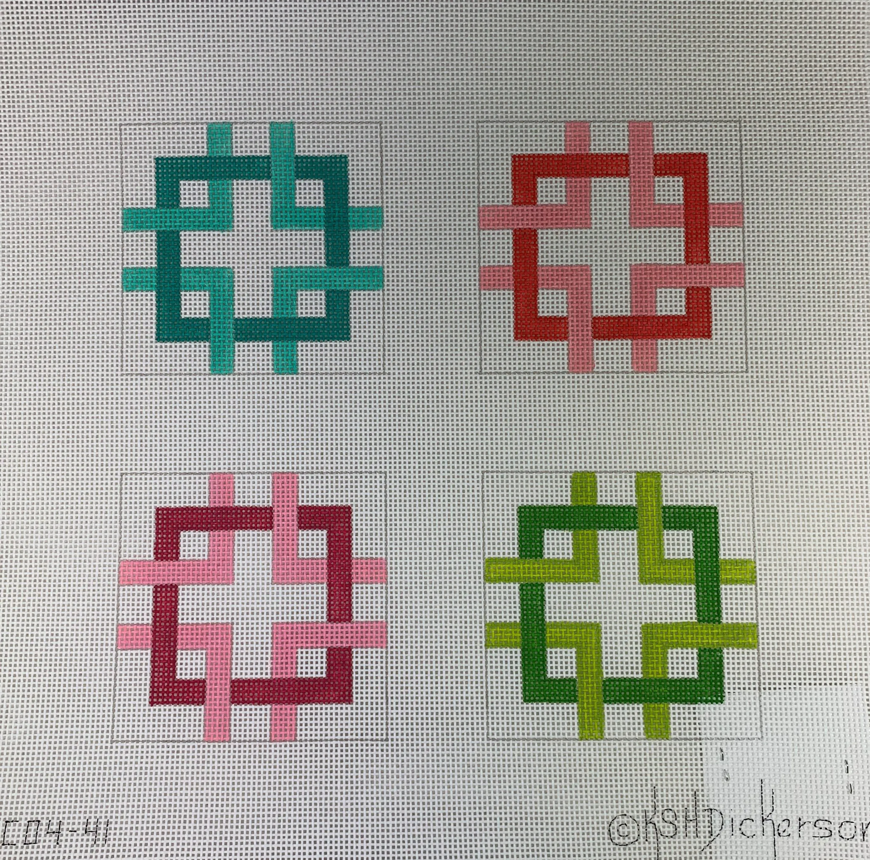 Kate Dickerson 214 Squares - Multi Brights