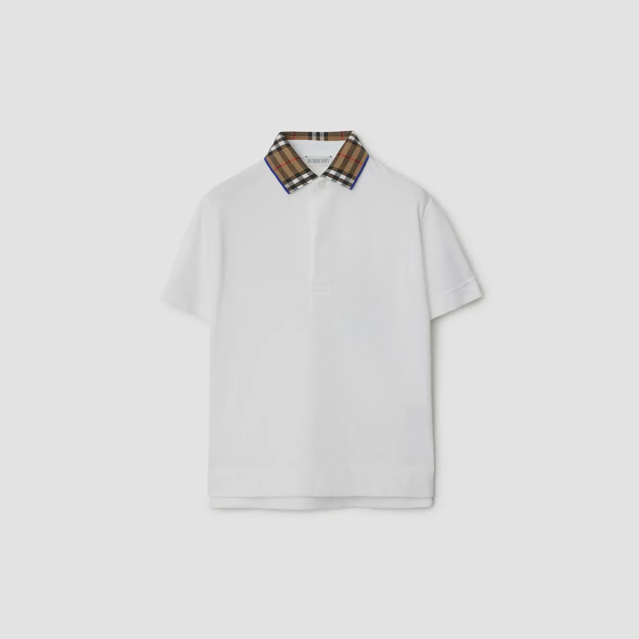 KB5 Check Collar Cotton Polo Shirt