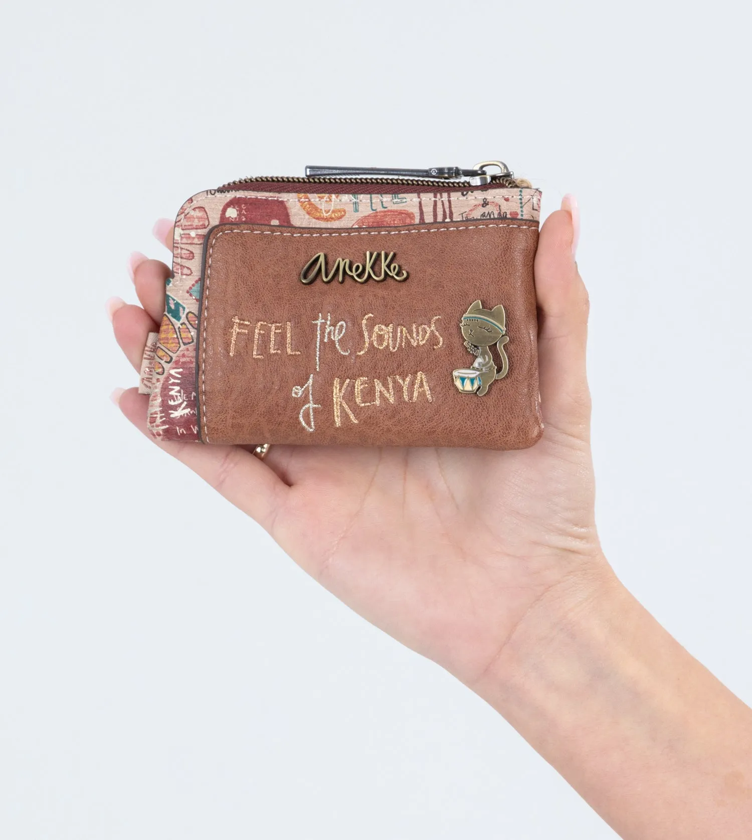 Kenya Purse with triple zip