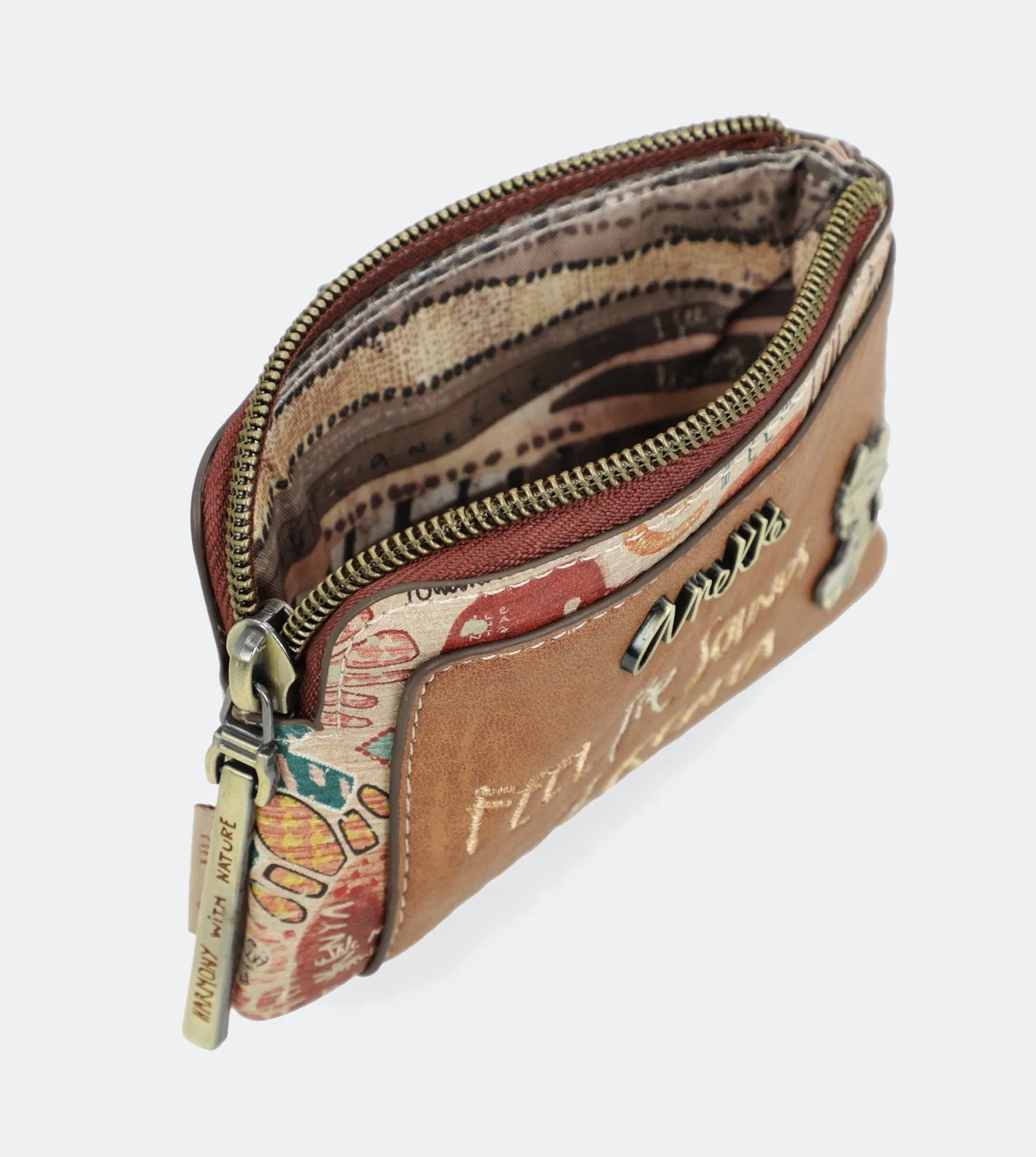 Kenya Purse with triple zip