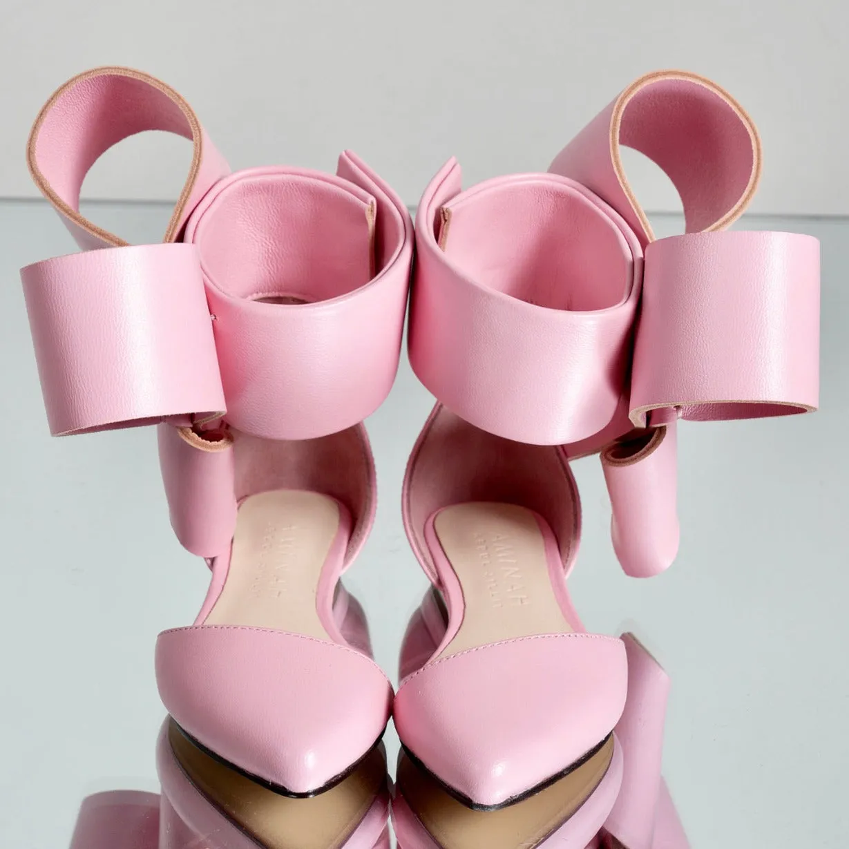 KIDS BOW FLAT PINK