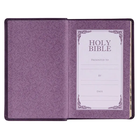 KJV Bible - Purple Faux Leather