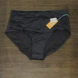 Kona Sol Women's Full Coverage High Waist Bikini Bottom 16446e04540b53 Gray XL