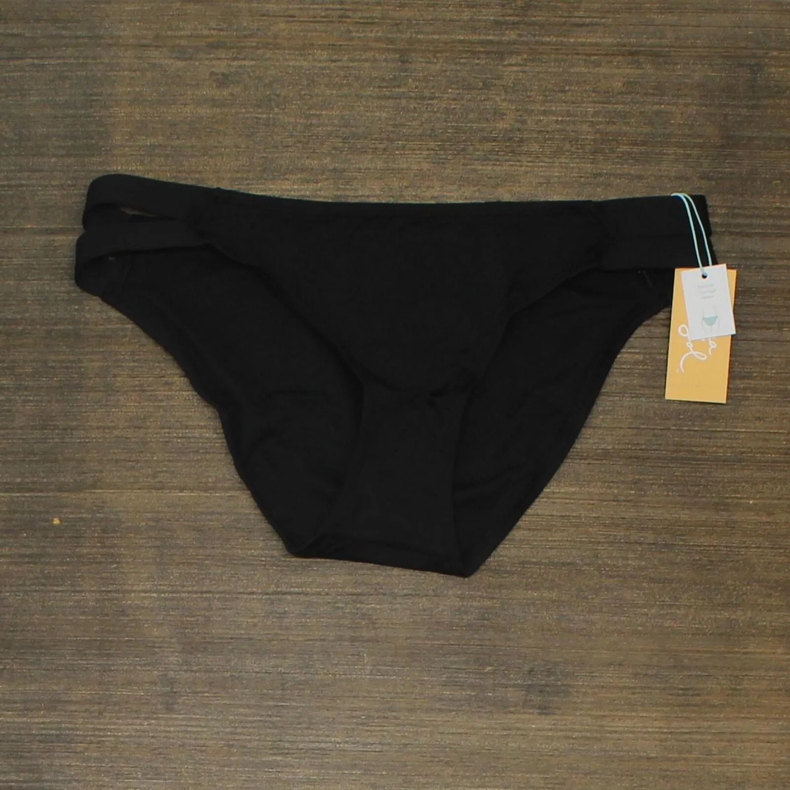 Kona Sol Women's Medium Coverage Double Tab Hipster Bikini Bottom. AFA42B AFA42B