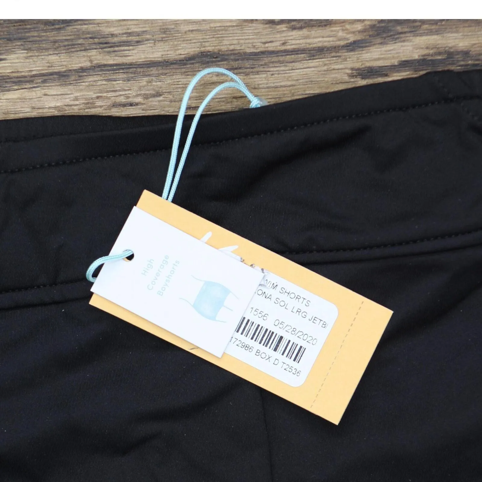 Kona Sol Women's Swim Boyshort AF572B Jet Black L