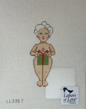 Labors of Love LL338F Naked Mrs. Santa with Present
