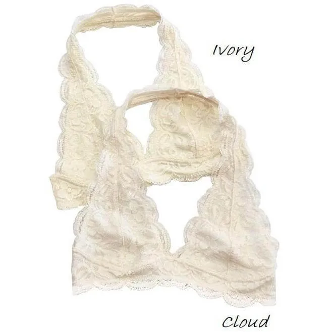 Lace Halter Bralette