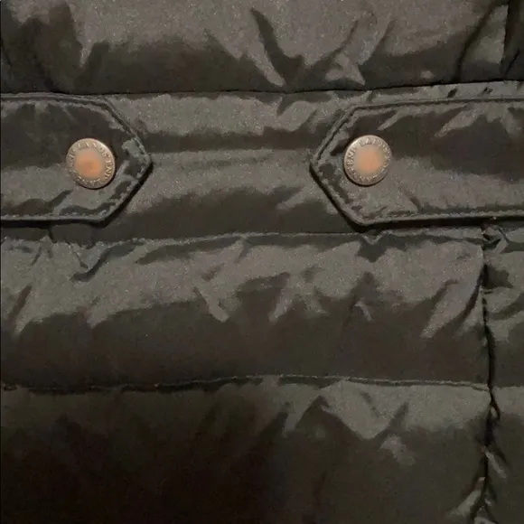 Lands’ End Faux Fur Hood Down Quilted Coat