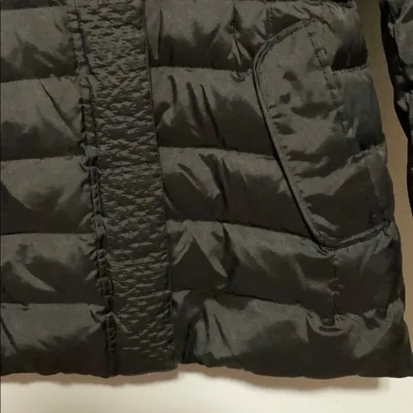 Lands’ End Faux Fur Hood Down Quilted Coat